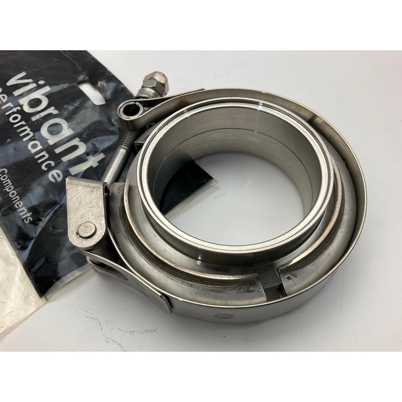 Vibrant Performance 1490 2.5'' Stainless Steel V-Band Flange Clamp 2-1/2''