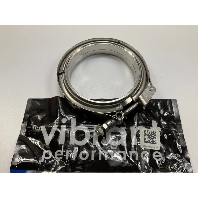 Vibrant Performance 1493 Stainless Steel Quick Release V-Band Clamp, 4''