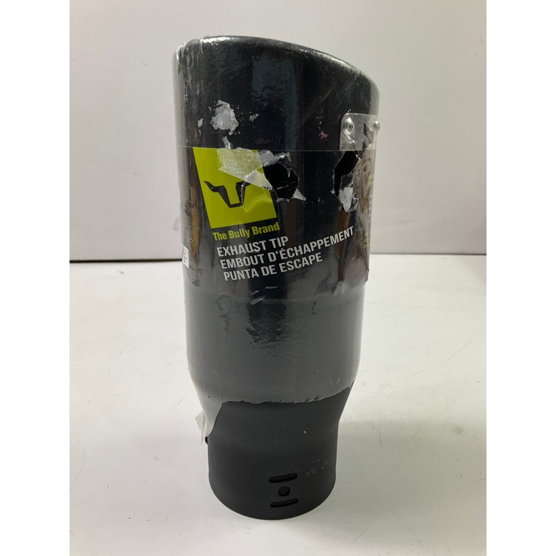 Pilot BULLY PMB-1010 Matte Black Exhaust Tip, For 1.75''- 2.5'' Pipe, 3.75'' Outet