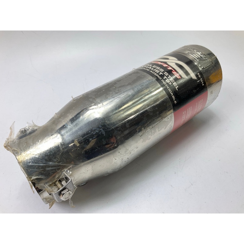 Pilot EX-1014 Performance Bolt-On Resonated Muffler Slant Tip For 1.75-2.5'' Pipe