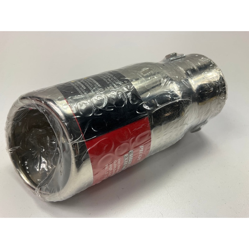Pilot PM-582AZ Stainless Steel Exhaust Tip For 1.5-2'' Pipe, 2-3/4'' Outlet
