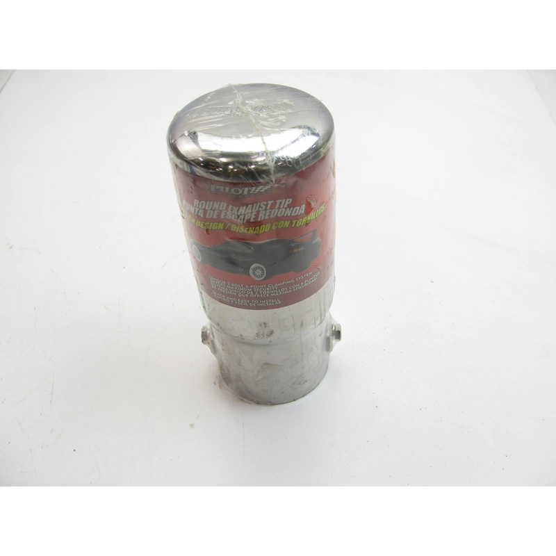 Pilot PM-584 Rectangular Slant Resonated Exhaust Tip Fpr 1.5''- 2'' Exhaust Pipe