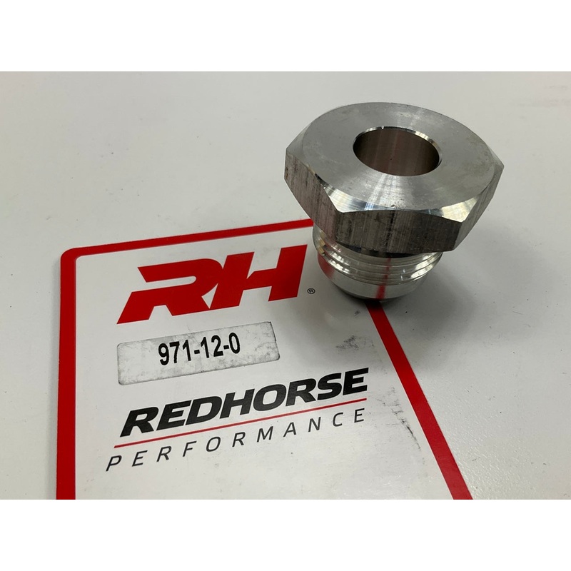 Redhorse 971-12-0 Weld On Adapter AN Male -12an Aluminum Bung