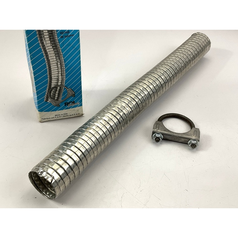 Rol Exhaust 540175 Universal Exhaust Steel Flex Pipe 1-3/4'', 18'' Long
