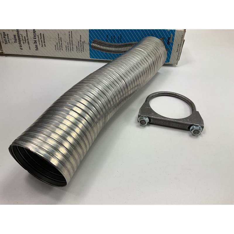 Rol Exhaust 540300 Universal Flexible Exhaust Pipe Kit, 3'' ID X 18'' Long