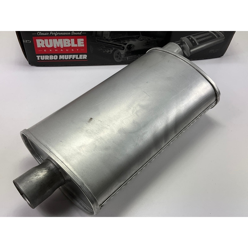 Rumble R27704 Universal Performance Exhaust Muffler - 3.00'' Inlet / Outlet