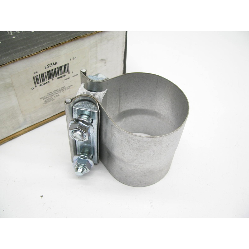 Smartparts L25AA 2 1/2'' 2.5'' Lap Joint Seal Exhaust Clamp, Aluminized Steel