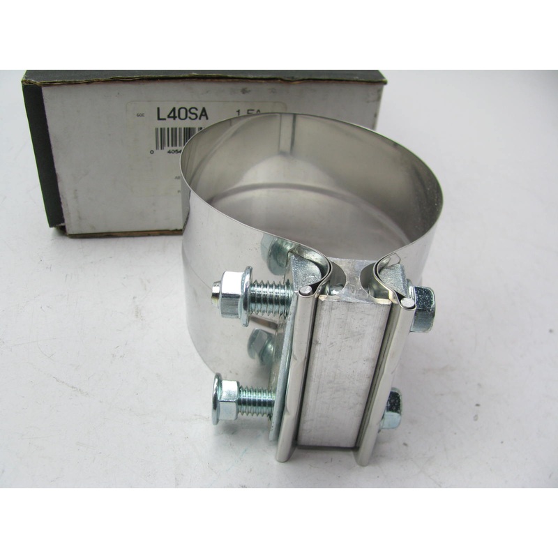 Smartparts L40SA 4'' Stainless Steel Torca Exhaust Lap-Joint Band Clamp For 3''