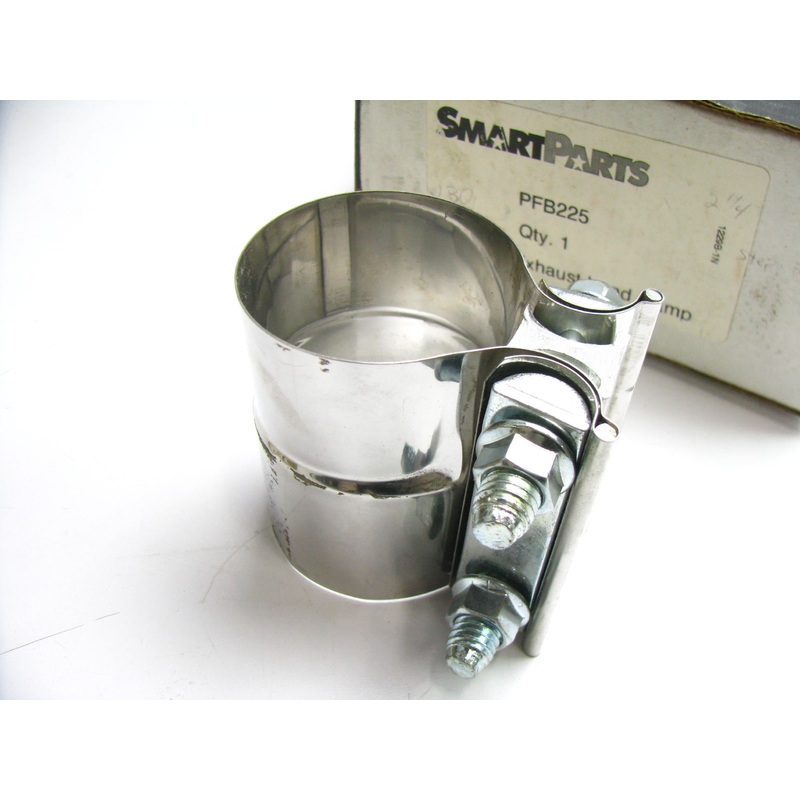 Smartparts PFB225 2.25'' 2-1/4'' Stainless Steel Lap Joint Exhaust Band Clamp