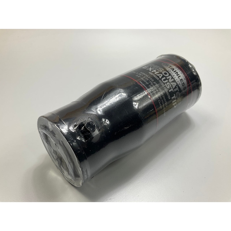 Spectre 22360 Resonator Exhaust Muffler Tip, 1.75''-2.75'' Pipe, 3.5'' Round Outlet