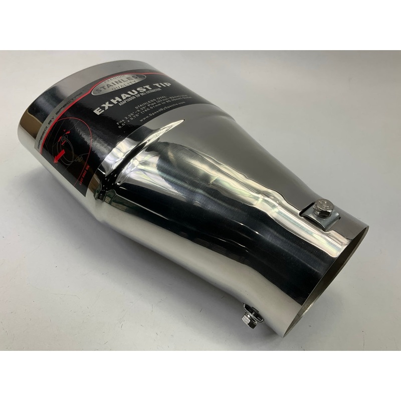 Spectre 25105 STAINLESS STEEL Exhaust Pipe Tip For 2.25'' To 3.25'' Exhaust Pipe