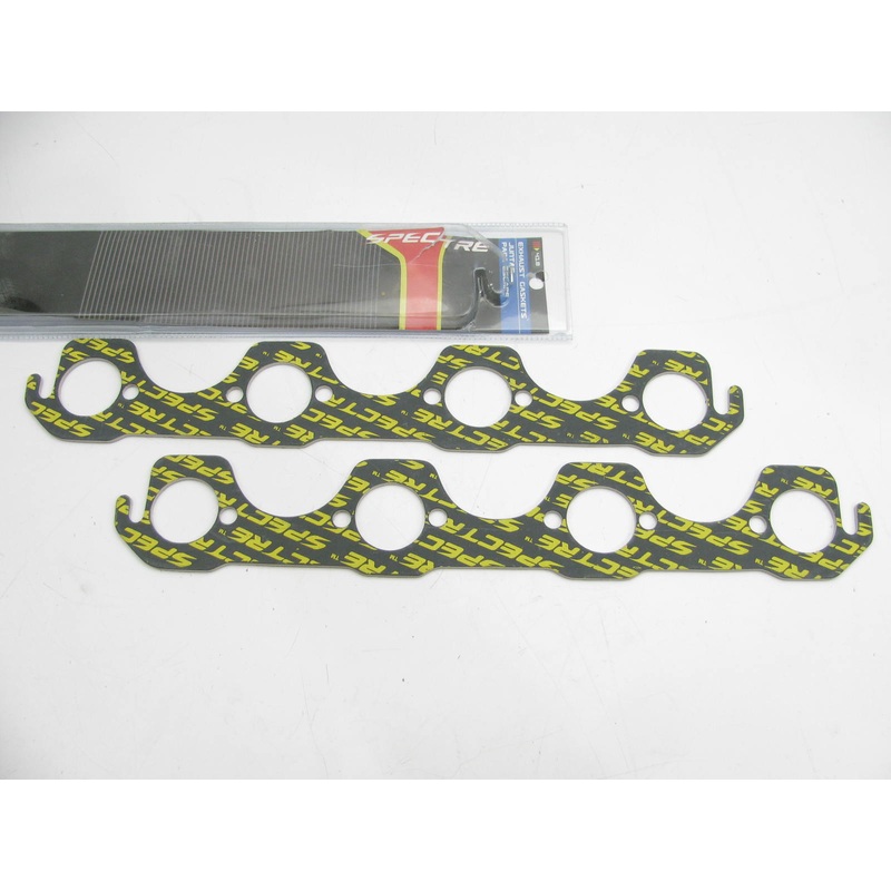 Spectre 418 1/8'' Thick Exhaust Header Gaskets SBF Ford  289 302 1.45'' Round Port
