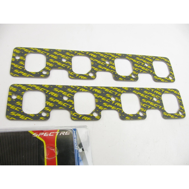 Spectre 427 1/8'' Thick Exhaust Header Gaskets 1.190x2.20 Ford 351C 302 4-BBL V8