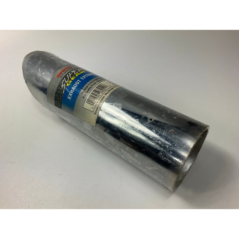 Superior 28-2211 Exhaust Extension Tip, 9'' Long, 2-1/2'' Exhaust,  Slant-Cut