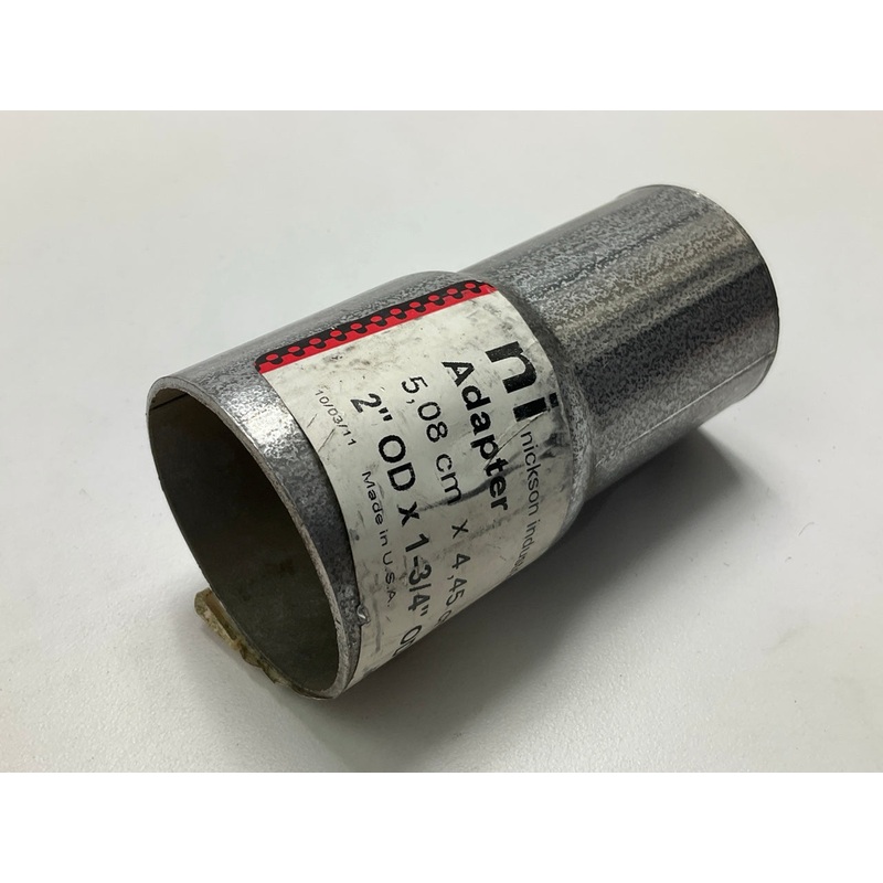 Nickson 17564 Exhaust Pipe Adapter Reducer Connector - 2'' OD X 1-3/4'' OD