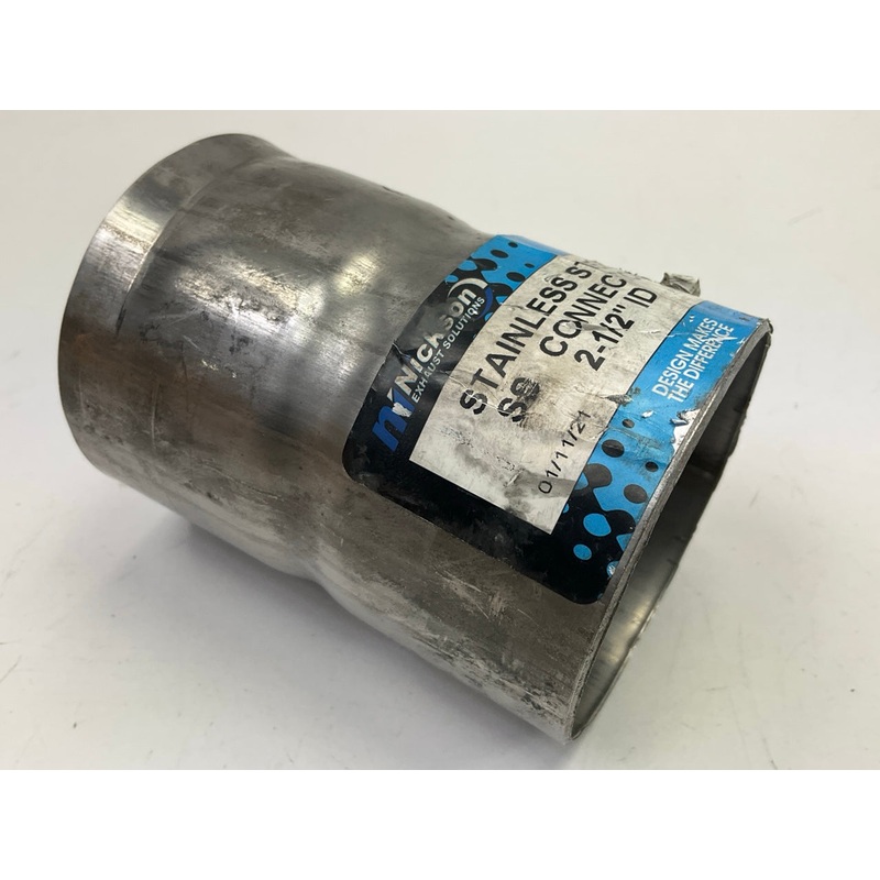 Nickson 93513 Exhaust Pipe Extensioner Connector,  2-1/2'' ID, Stainless Steel