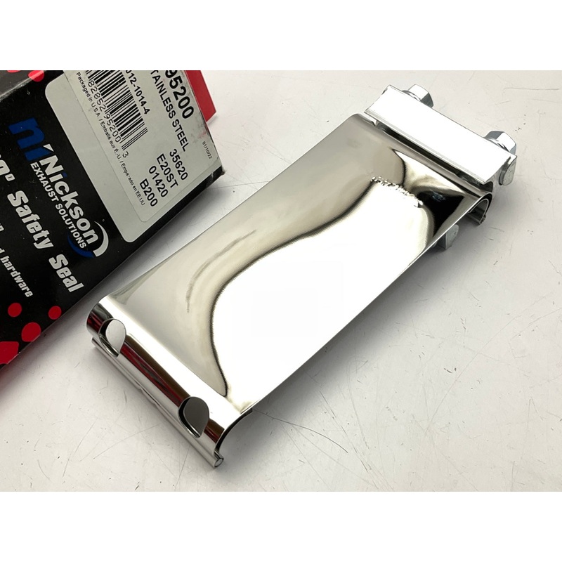Nickson 95200 Stainless Steel 2'' Flat Band Exhaust Muffler Clamp