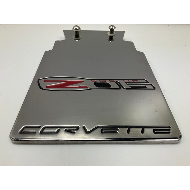 NEW UNBOXED 2006-2013 C6 Corvette Exhaust Plate Billet Aluminum Z06 Logo
