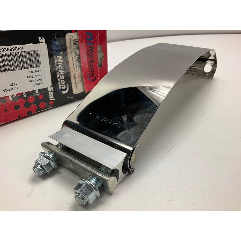 Nickson 1428 EASYSEAL By TORCA 4'' Stainless Steel Exhaust Band Muffler Clamp