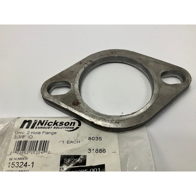 Nickson 15324 Steel Exhaust Flange - UNIVERSAL, 2-hole, 2-3/8'' ID