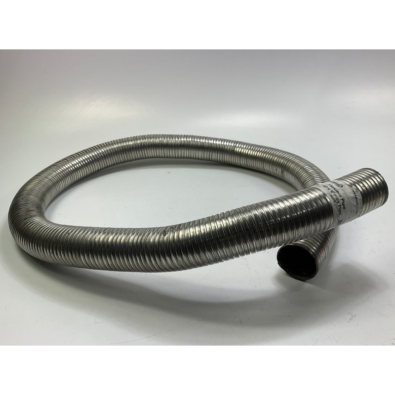 Nickson 17012 Flexible Exhaust Pipe 2'' ID X 6' Flex Pipe, Universal