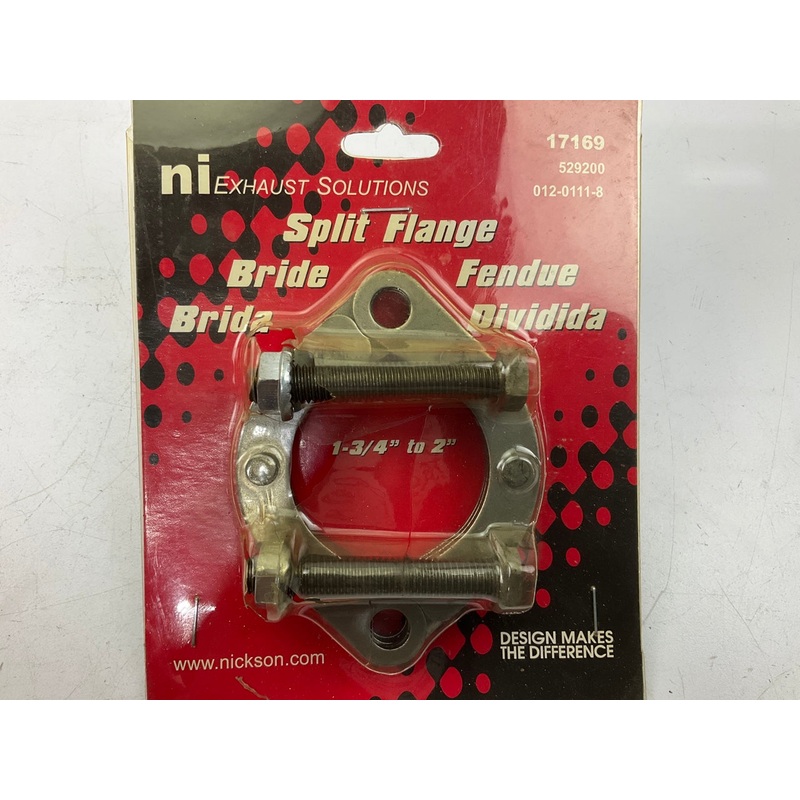 Nickson 17169 Split Exhaust Flange - 1-3/4'' To 2''