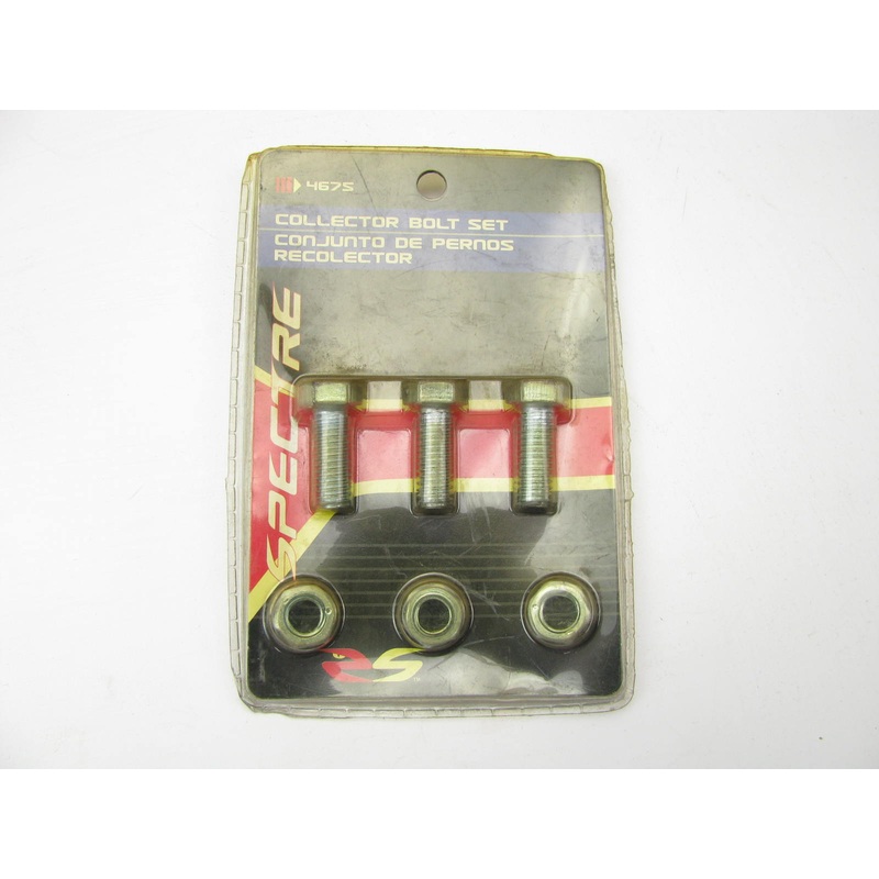 3 Bolts - Spectre 4675 Exhaust Header Collector Grade 5 Bolts 3/8''-16 Thread