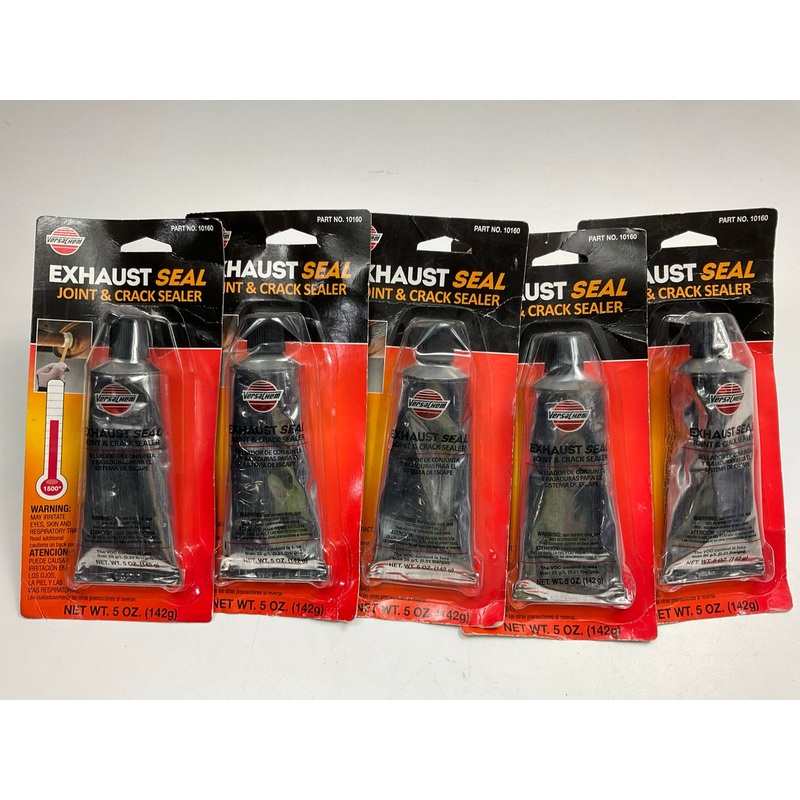 (5) PERMATEX (Versachem) 10160 Exhaust System Joint And Crack Sealer, 5 Oz Tubes