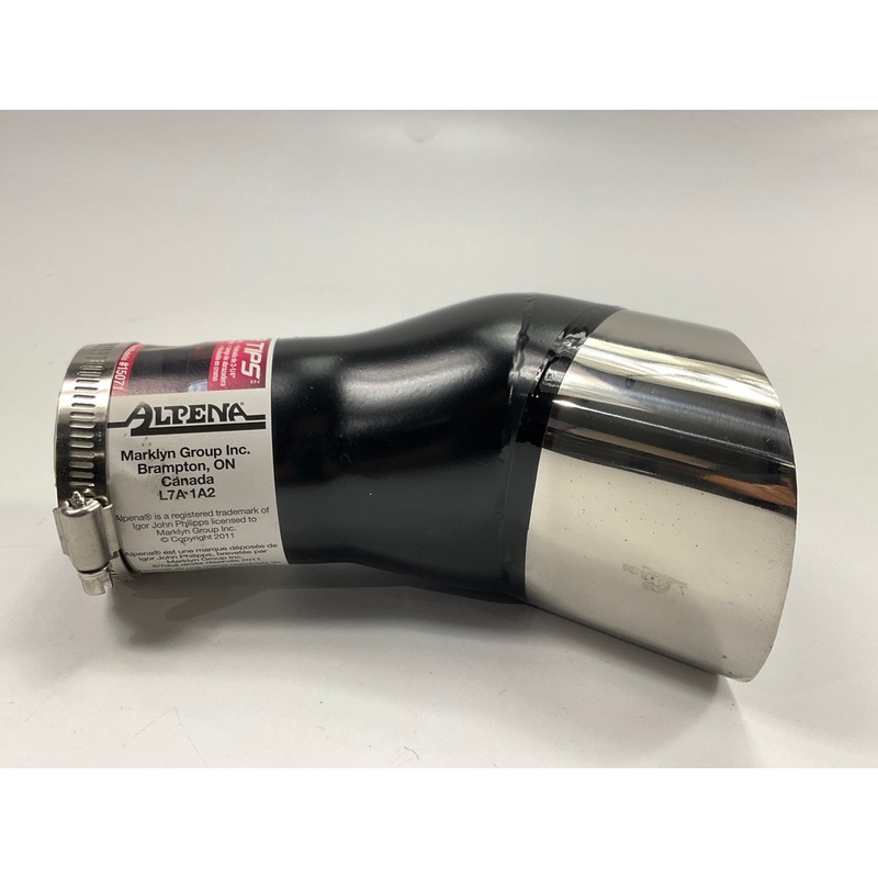 Alpena 15071 Universal Fit Chrome Exhaust Tip, 2-1/4'' Inlet