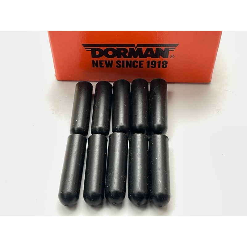 (10) Dorman 650-002 3/16'' Rubber Vacuum Caps