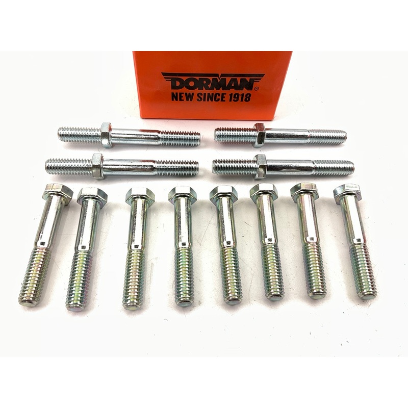(2) Dorman 675-217 Exhaust Manifold Stud And Bolt Kits - Does One V8 Engine