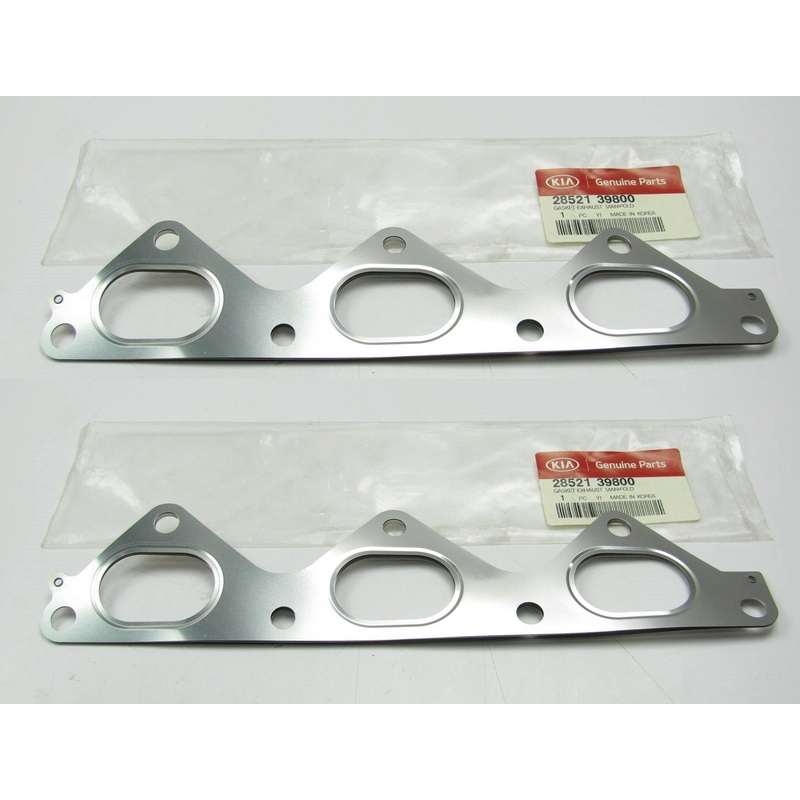 (2) NEW - OEM Exhaust Manifold Gaskets For Kia 2852139800 - PAIR