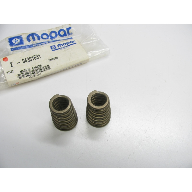 (2) NEW - OEM Mopar 4301631 Exhaust Manifold Downpipe Flange Spring