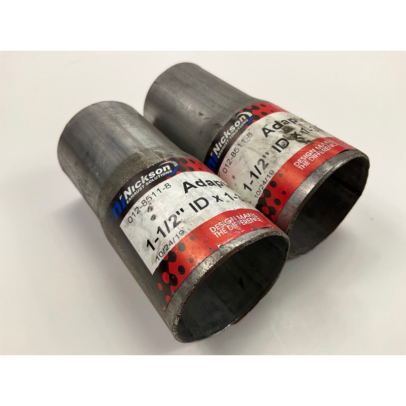 (2) Nickson 17532 Exhaust Pipe Adapter - 1-1/2'' ID X 1-3/4'' OD