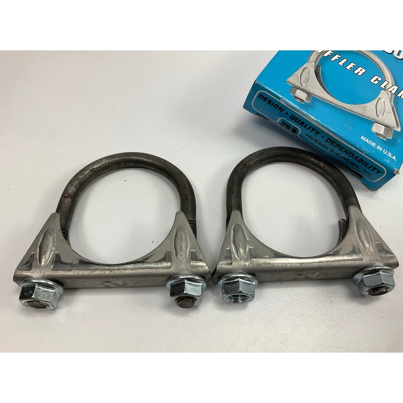 (2) Nickson #24  2'' Exhaust Clamps
