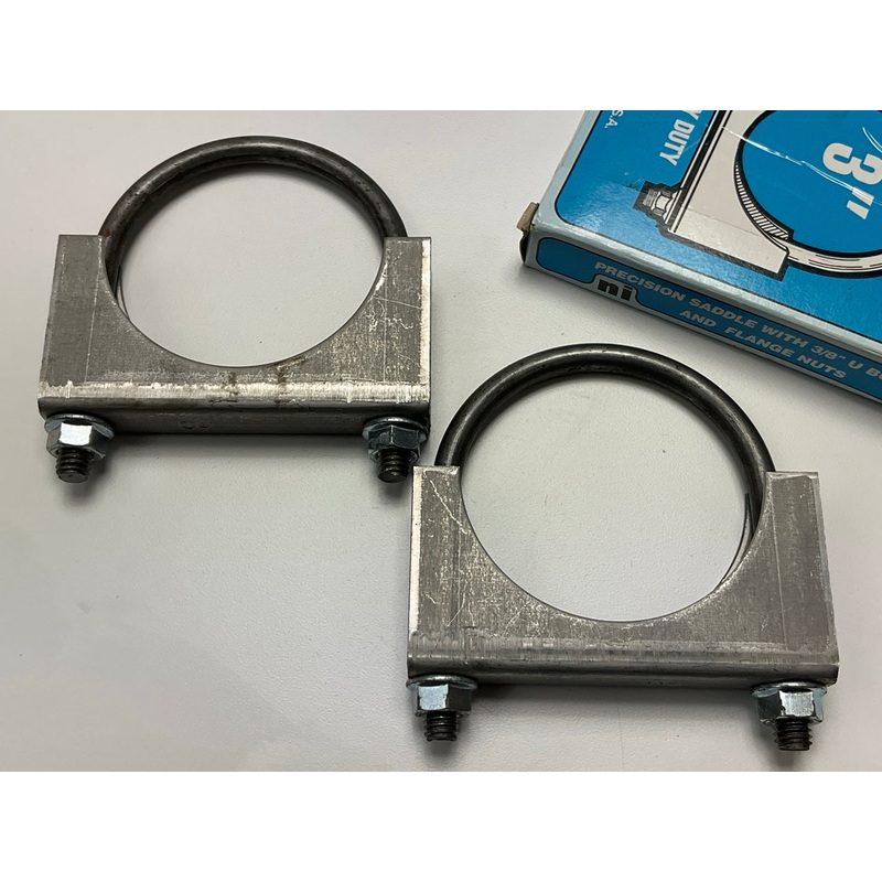 (2) Nickson 61 Exhaust Clamps - 3''