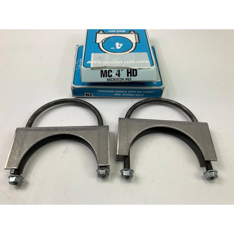 (2) Nickson 65 Exhaust Clamps, 4''