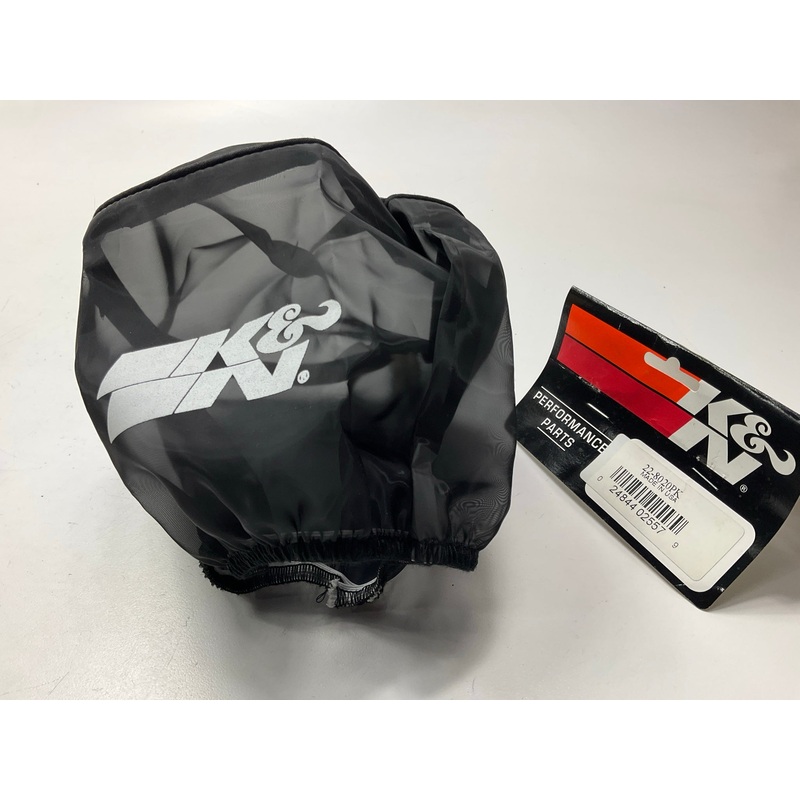 K&N Filters 22-8020PK Black Pre-Charger Air Filter Wrap For 7'' ID X 5'' H