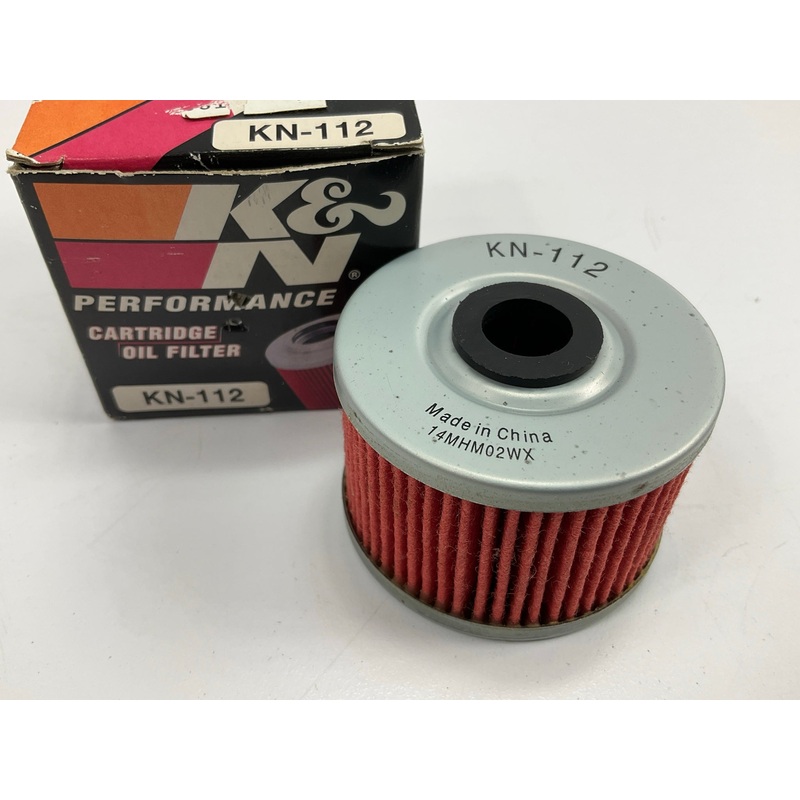 K&N KN-112 Motorcycle Oil Filter - Replaces 15412KF0315, 15412KF0305, K520101503