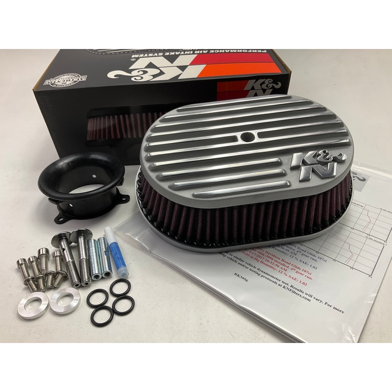 K&N RK-3956S Street Metal Air Intake System For 2017-2023 Harley Davidson
