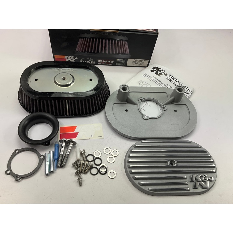 K&N RK3953S Performance Air Intake For 2002-2017 Harley Dyna Softail Street Bob