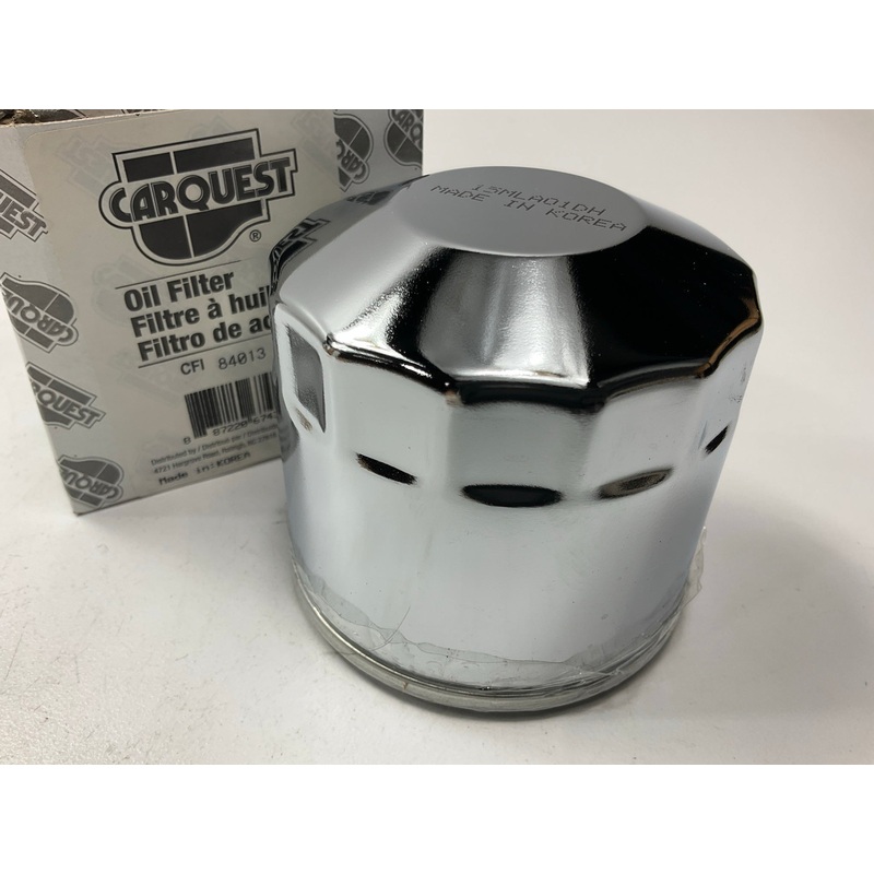 Carquest 84013 Chrome Motorcycle Oil Filter Replaces 57013, 63782-80, PH6019