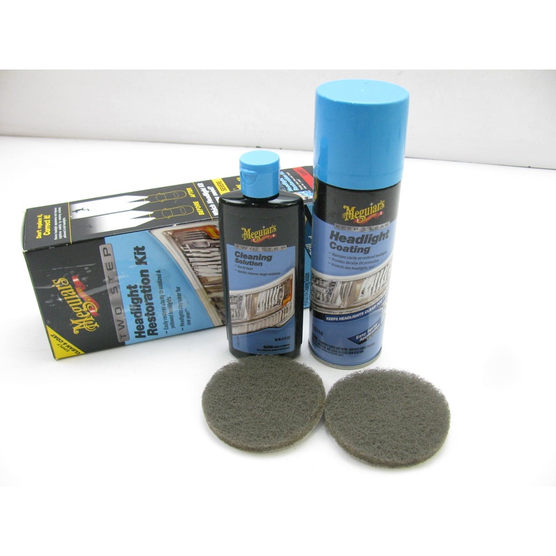 Meguiars G2970 Two Step Headlight Head Lamps Restoration Kit