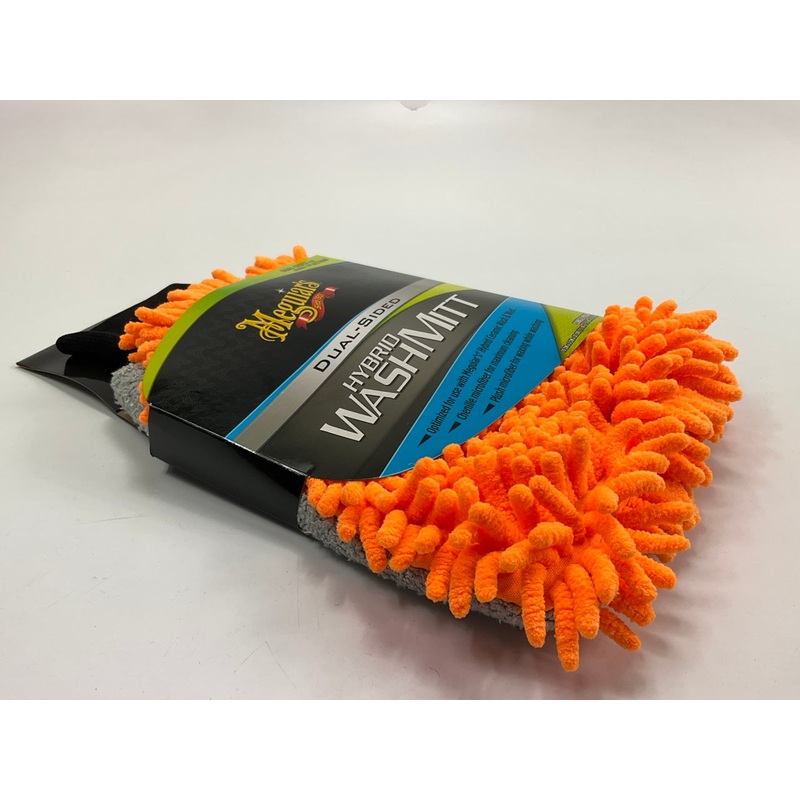 Meguiars X210200 Hybrid Wash Mitt Cloth - Dual Sided - 7.5'' X 1.37'' X 12.75''
