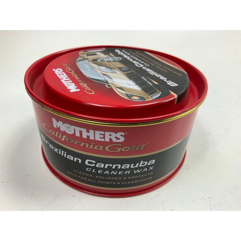 Mothers 05500 California Gold Brazilian Carnauba Cleaner Wax Paste - 12 Oz Can