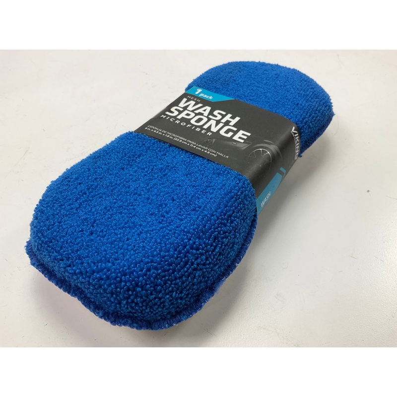 Viking 901200 Soft Microfiber Car Wash Sponge With Mesh
