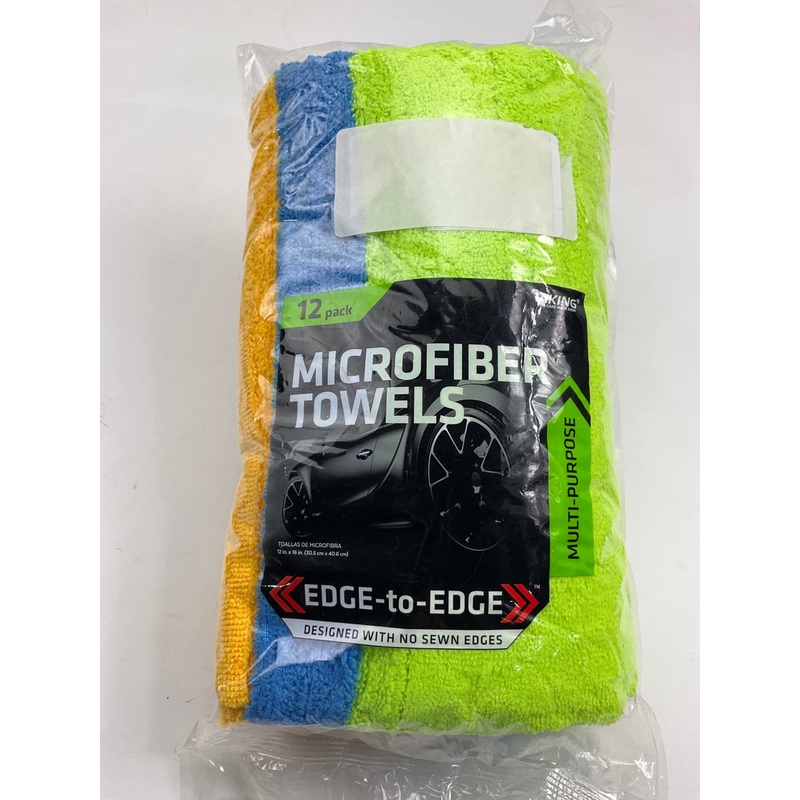 Viking 938500 Auto Cleaning Cloth, Microfiber Towels, 12 / PACK