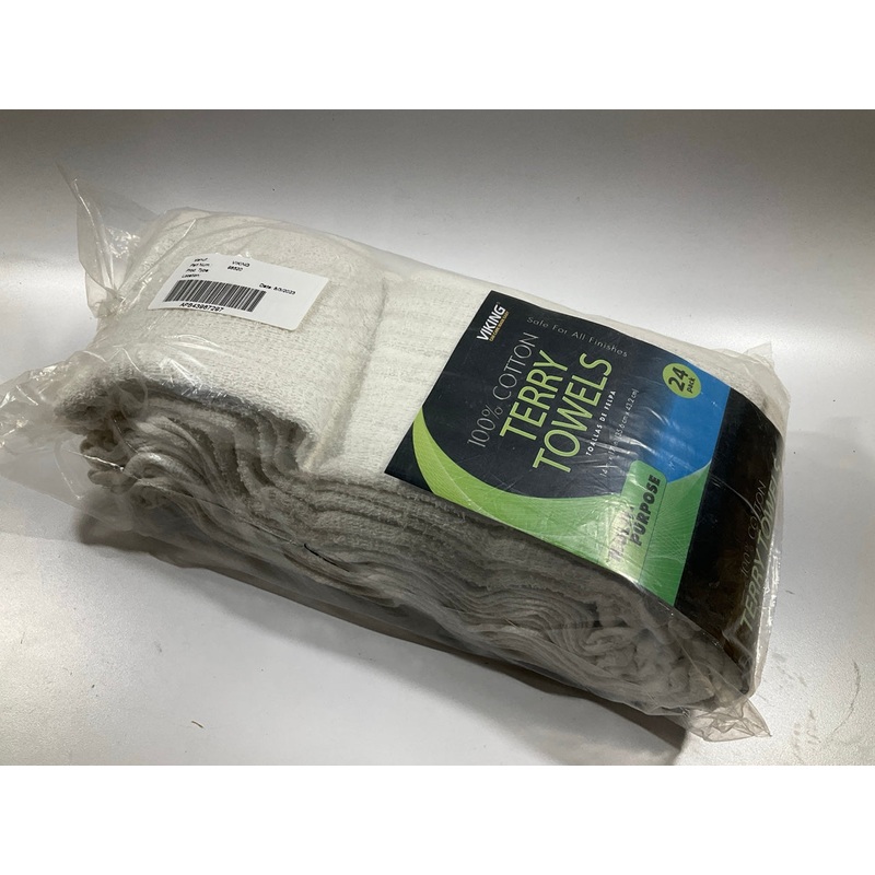 Viking 98520 Cotton Terry Towels 14'' X 17'' -  24 Pack