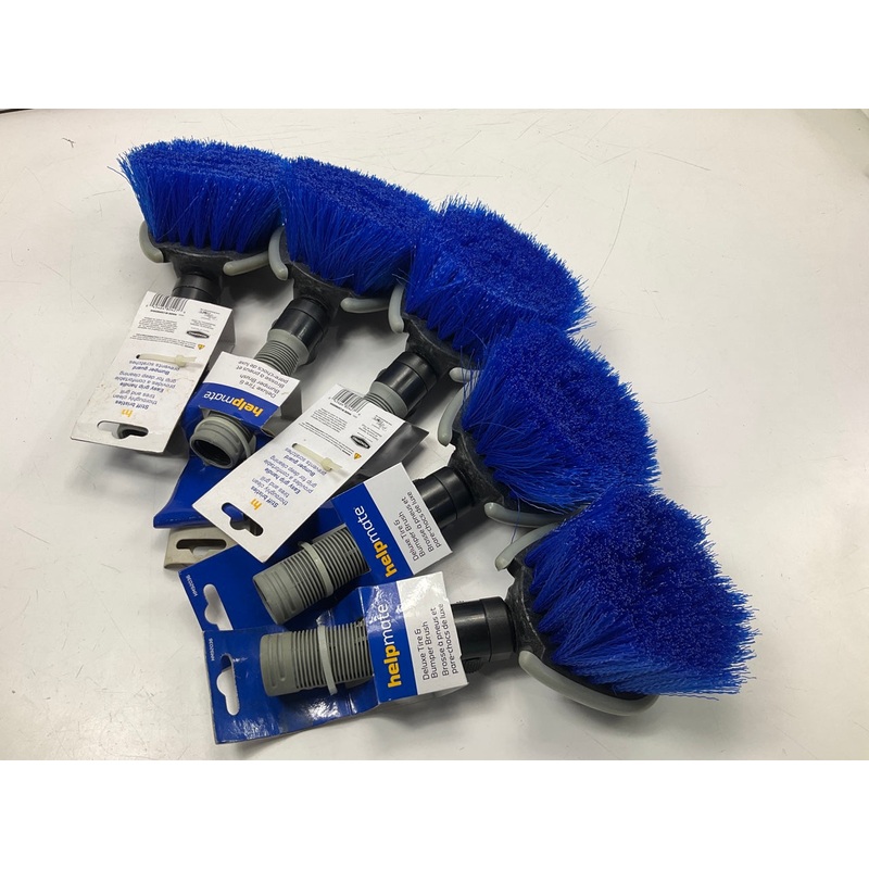 5 PACK - HelpMate HM92036-5 Tire & Bumper Cleaning Brush, Stiff Bristles