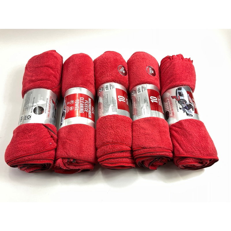 5 PACK - Machimpex 578189724 Microfiber Cleaning Cloth Towel 16''x16'', Large Size